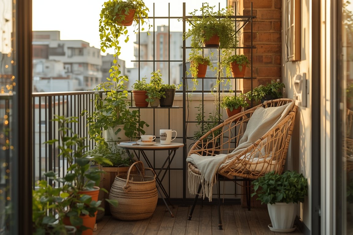 7 Small Balcony Garden Ideas That Make Your Space Feel Huge