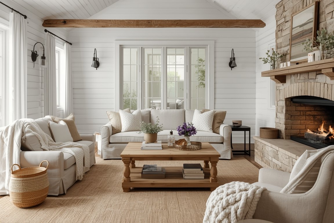 Rustic Home Decor: Cozy Farmhouse Style Living Room Ideas You’ll Want to Steal